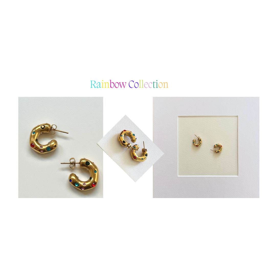 Pendientes Sunrise , Rainbow collection