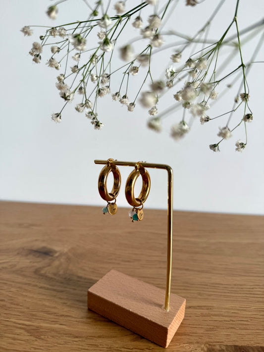 Pendientes Carmen blue